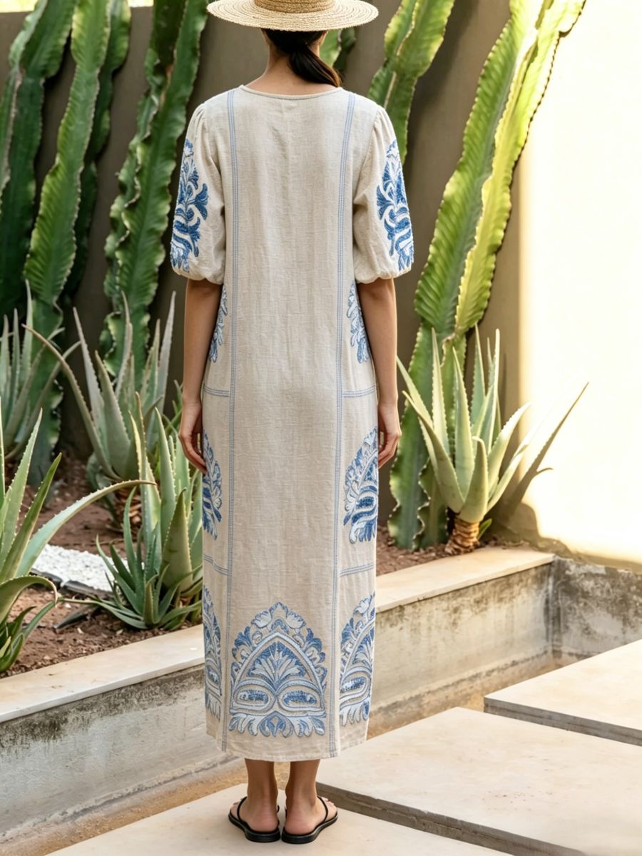 Natural Linen Dress