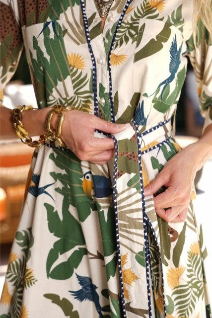 Jungle Safari Midi Dress – Desert Edition