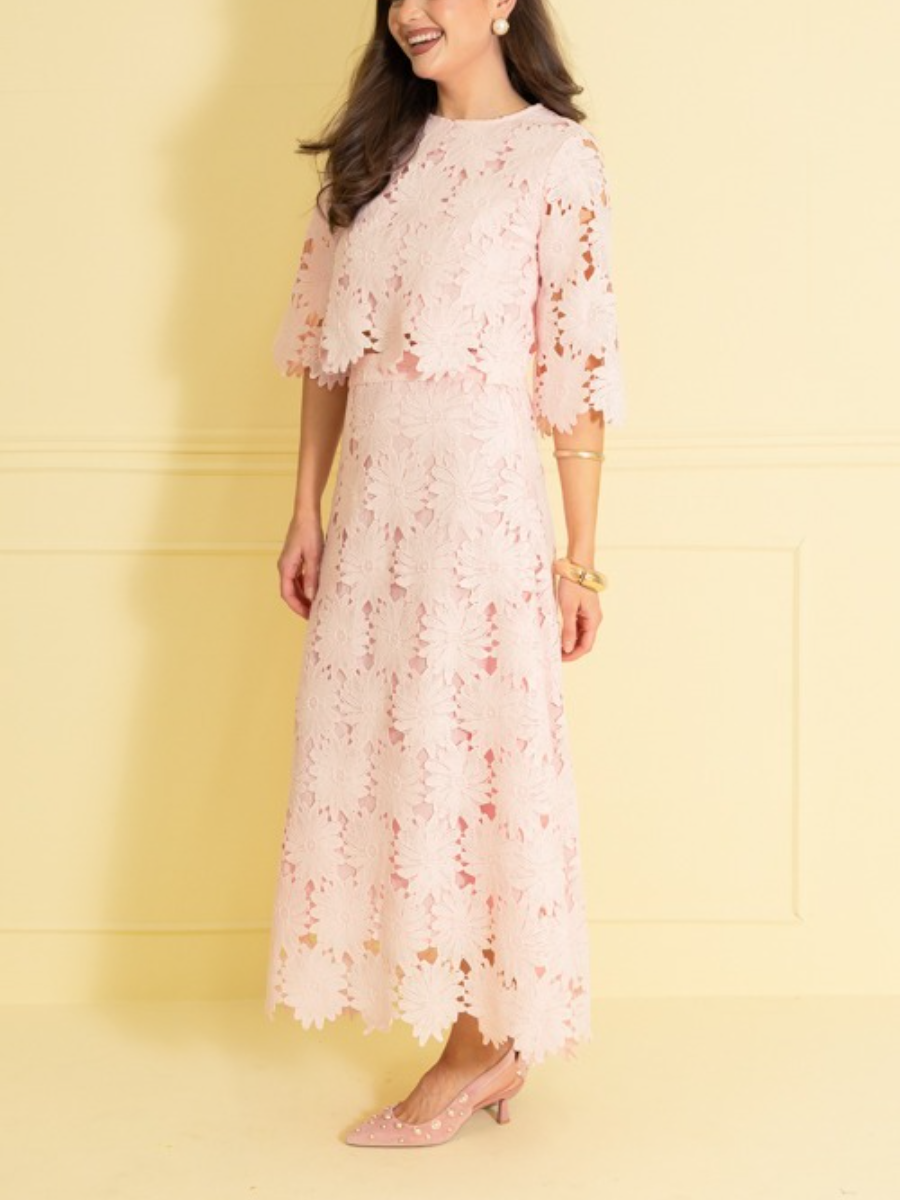 Gorgeous Lace Set Dress